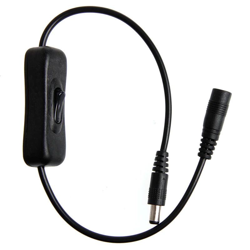 Universal DC5.5x2.1mm LED Strip DC Power Extension Cable with Switch Male to Female Connector Barrel Jack Power Adapter
Universal DC5.5x2.1mm LED Strip DC Power Extension Cable with Switch Male to Female Connector Barrel Jack Power Adapter