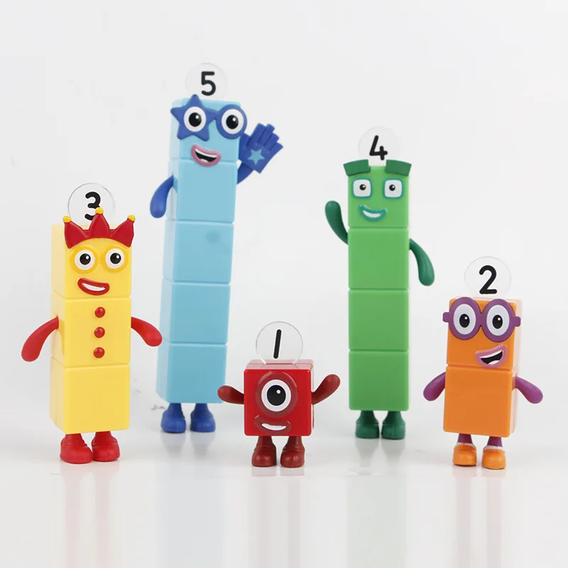 Фигурки Numberblocks из ПВХ, набор из 5 штук
Фигурки Numberblocks из ПВХ, набор из 5 штук