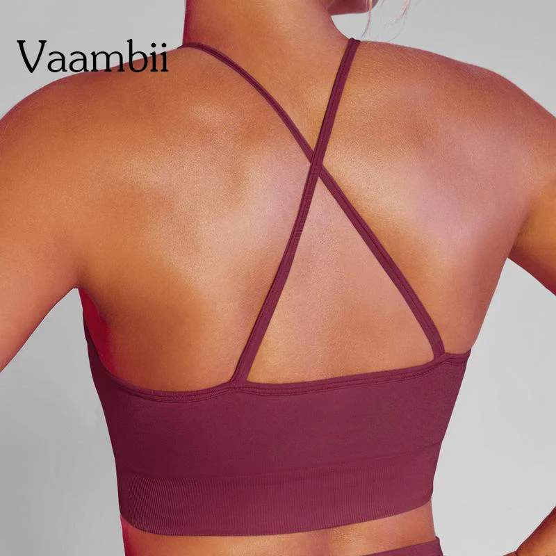 Seamless Yoga Top Open Back Yoga Bras Cross Sport Bra Sports Type Ladies Bra Free Shipping Women's Tube Top Bralette Woman
Seamless Yoga Top Open Back Yoga Bras Cross Sport Bra Sports Type Ladies Bra Free Shipping Women's Tube Top Bralette Woman
