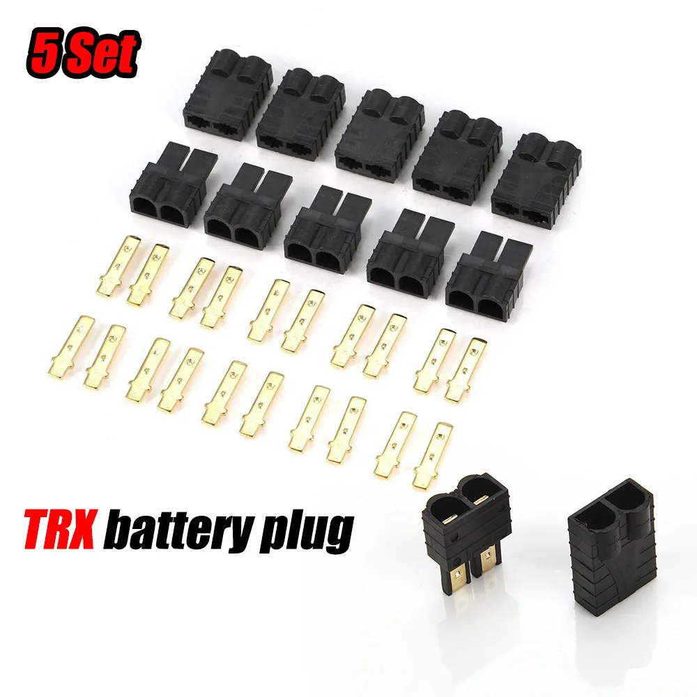 5 Pair Plug Battery Connector ESC RC Male Female Adapter Set for Traxxas/TRX Car Vehicles & Remote Control Toy Mold Accessories
5 Pair Plug Battery Connector ESC RC Male Female Adapter Set for Traxxas/TRX Car Vehicles & Remote Control Toy Mold Accessories