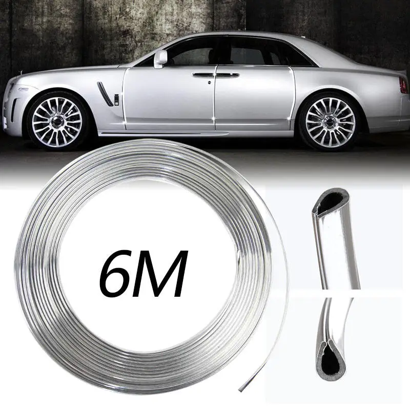 1x 6M Car Styling Mouldings Door Moulding Strip Chrome Car Body Door Edge Moulding Trim Strip Scratch Guard Protector Ready Stoc
1x 6M Car Styling Mouldings Door Moulding Strip Chrome Car Body Door Edge Moulding Trim Strip Scratch Guard Protector Ready Stoc