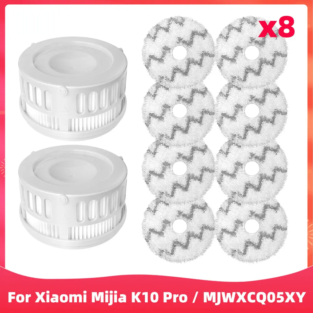 Replacement for Xiaomi Mijia K10 Pro / MJWXCQ05XY Cordless Vacuum Cleaner Spare Parts Accessories Hepa Filter Mop Cloth Rag
Replacement for Xiaomi Mijia K10 Pro / MJWXCQ05XY Cordless Vacuum Cleaner Spare Parts Accessories Hepa Filter Mop Cloth Rag