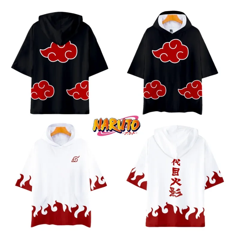 NEW Anime Naruto Akatsuki Uchiha Sasuke Pattern Digital Print 3D Hooded Short Sleeved T-Shirt for Men and Women Trendy New Style
NEW Anime Naruto Akatsuki Uchiha Sasuke Pattern Digital Print 3D Hooded Short Sleeved T-Shirt for Men and Women Trendy New Style