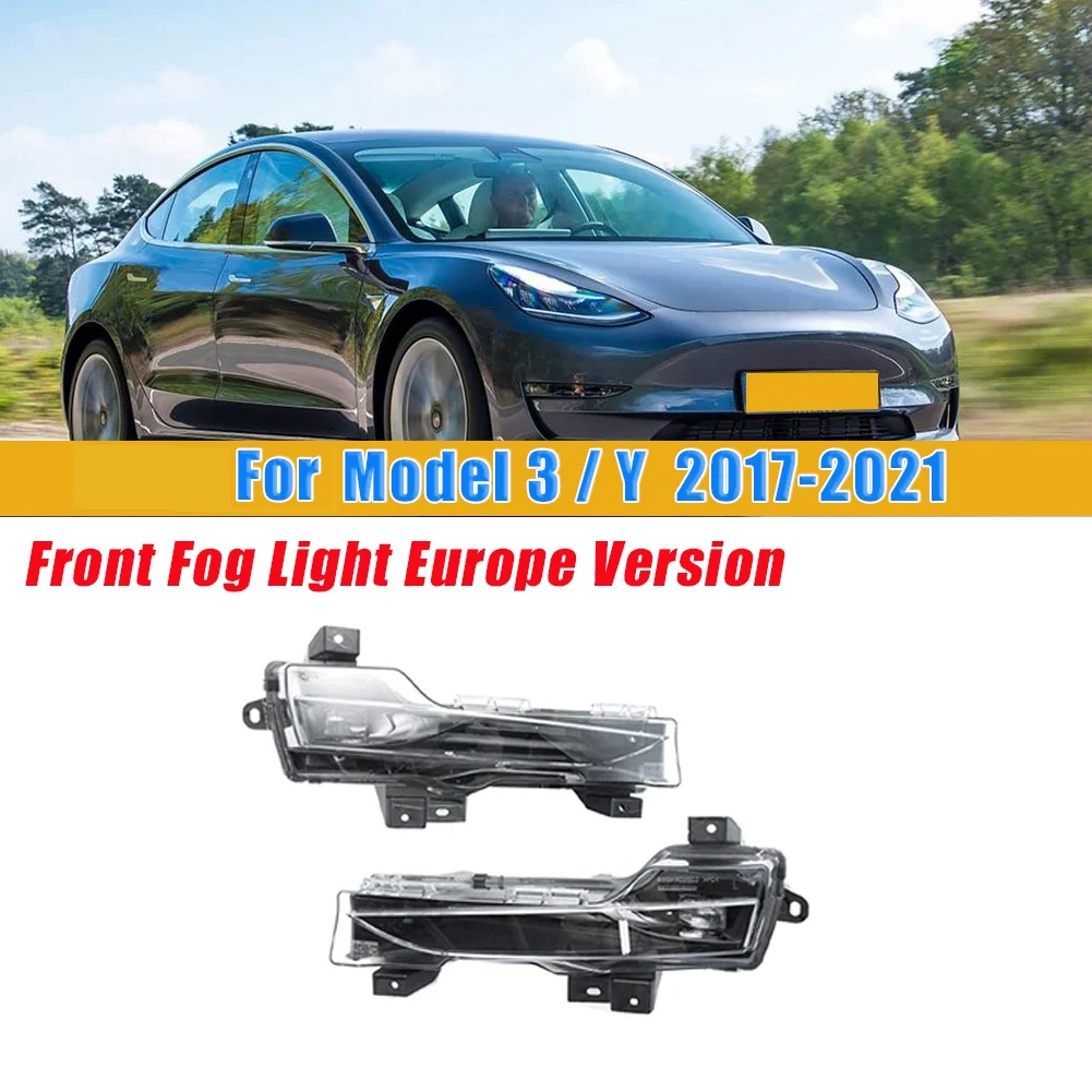 New Right for 2017 18 19 20 2021 Tesla Model 3 / Y Car Front Fog Light Driving Lamp LED DRL No Amber Europe Version
New Right for 2017 18 19 20 2021 Tesla Model 3 / Y Car Front Fog Light Driving Lamp LED DRL No Amber Europe Version