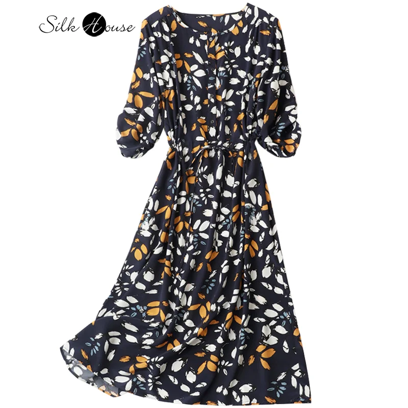 2023 Summer New Printed Silk Dress Design Sense Mulberry Silk Printed Women's Fashion A-line Skirt
2023 Summer New Printed Silk Dress Design Sense Mulberry Silk Printed Women's Fashion A-line Skirt