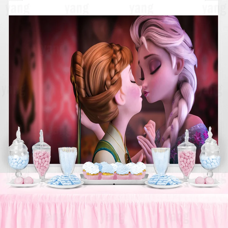 Disney Cartoon Cute Frozen Anna Elsa Girls Photography Backdrop Custom Product Princess Birthday Photo Background
Disney Cartoon Cute Frozen Anna Elsa Girls Photography Backdrop Custom Product Princess Birthday Photo Background