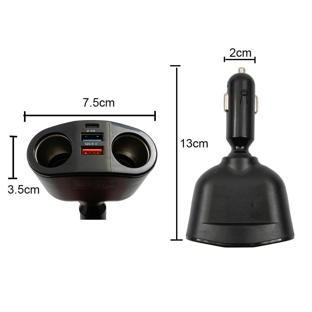 Car Accessories Car Charger Double Barrel LED Digital Display 360° For Car SUV Off-road Truck Etc High Quality
Car Accessories Car Charger Double Barrel LED Digital Display 360° For Car SUV Off-road Truck Etc High Quality