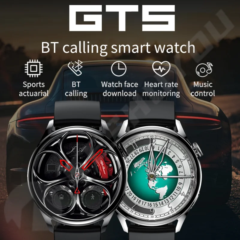 GT5 Smart Watch Men Bluetooth Answer Call Sport Tracker Wireless Charging NFC Smartwatch Heart Rate 1.28 Display For Android iOS
GT5 Smart Watch Men Bluetooth Answer Call Sport Tracker Wireless Charging NFC Smartwatch Heart Rate 1.28 Display For Android iOS