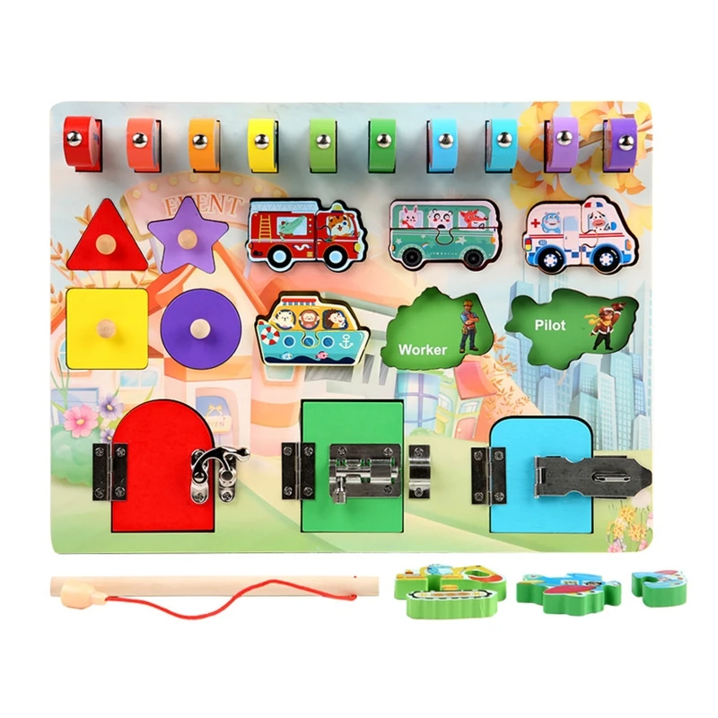 Activity Lock Busy Board Toy Montessori Improve Intelligence Learning Game Toy for Kids Boys Novelty Children Game Toys
Activity Lock Busy Board Toy Montessori Improve Intelligence Learning Game Toy for Kids Boys Novelty Children Game Toys