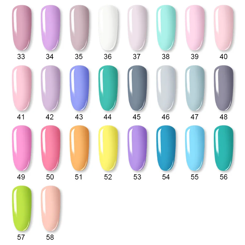 ROSALIND Gel Varnish Set For Manicure Hybrid Nail Art Top Coat Primer