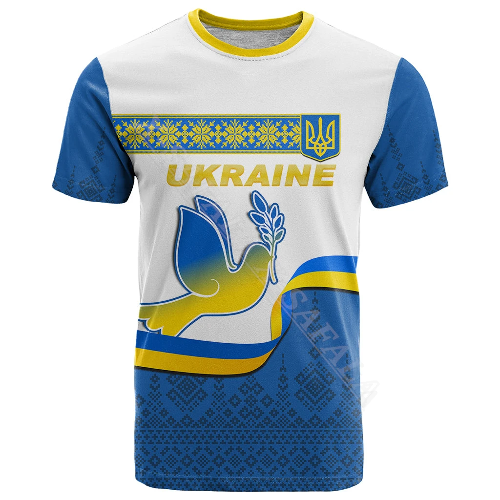 Ukraine National Emblem Country Flag 3D Print Mens T-Shirt Tops Tee Short Sleeve Casual Milk Fiber Breathable Tracksuits-4
Ukraine National Emblem Country Flag 3D Print Mens T-Shirt Tops Tee Short Sleeve Casual Milk Fiber Breathable Tracksuits-4