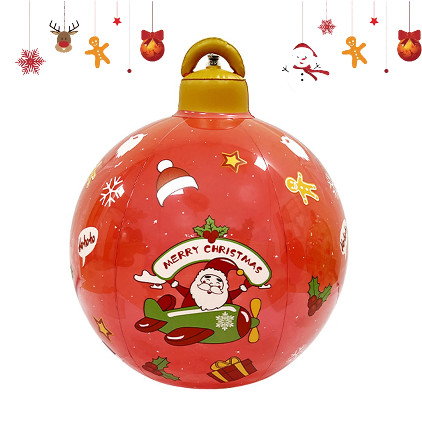 Inflatable Christmas Balls Outdoor 20 Inch Light Up PVC Christmas Inflatables Large Inflatables With Rechargeable LED Light
Inflatable Christmas Balls Outdoor 20 Inch Light Up PVC Christmas Inflatables Large Inflatables With Rechargeable LED Light