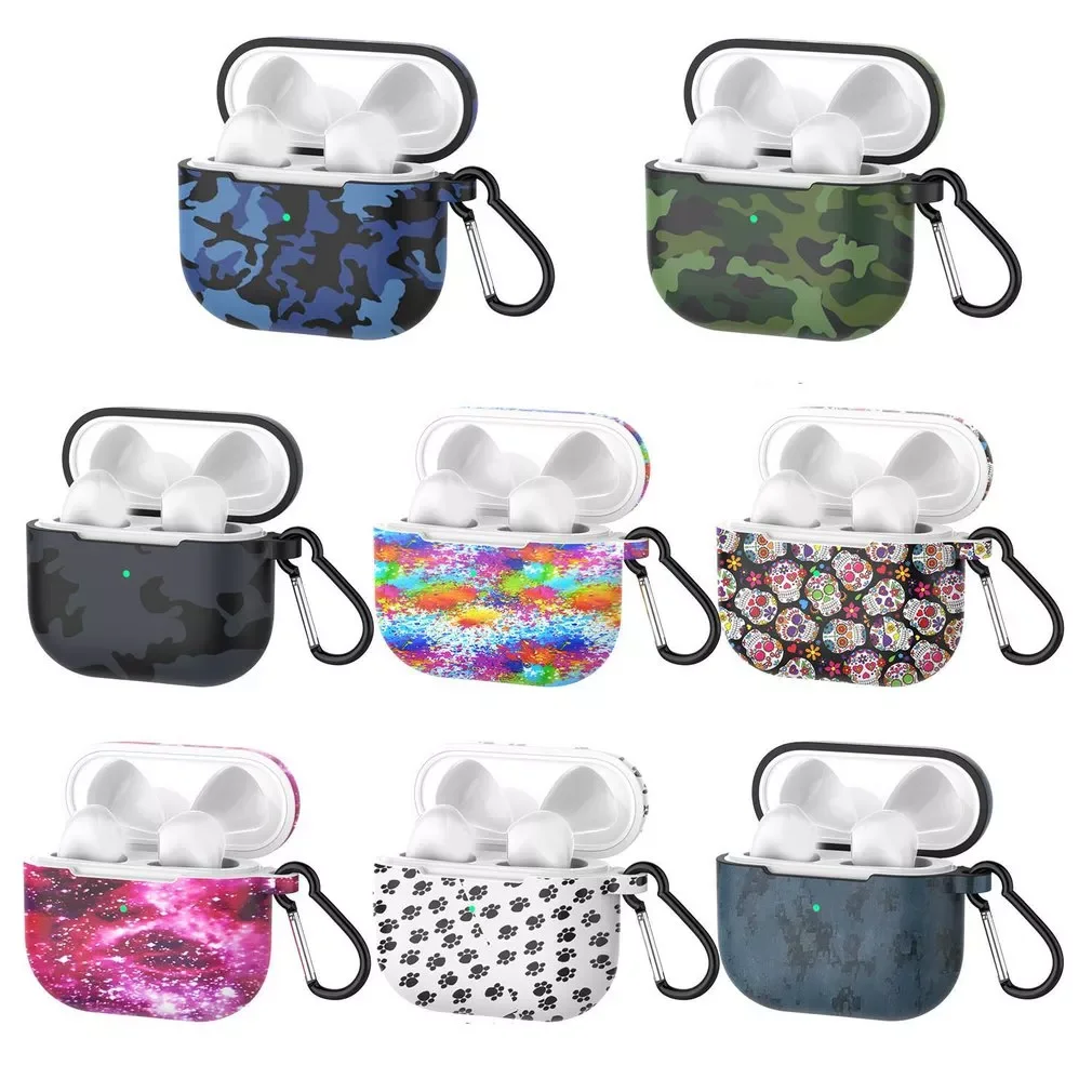 Wireless Earphone Case With Carabiner for AirPods Pro Case Silicone Protection Cover BT Headset Leopard Camouflage Shell
Wireless Earphone Case With Carabiner for AirPods Pro Case Silicone Protection Cover BT Headset Leopard Camouflage Shell