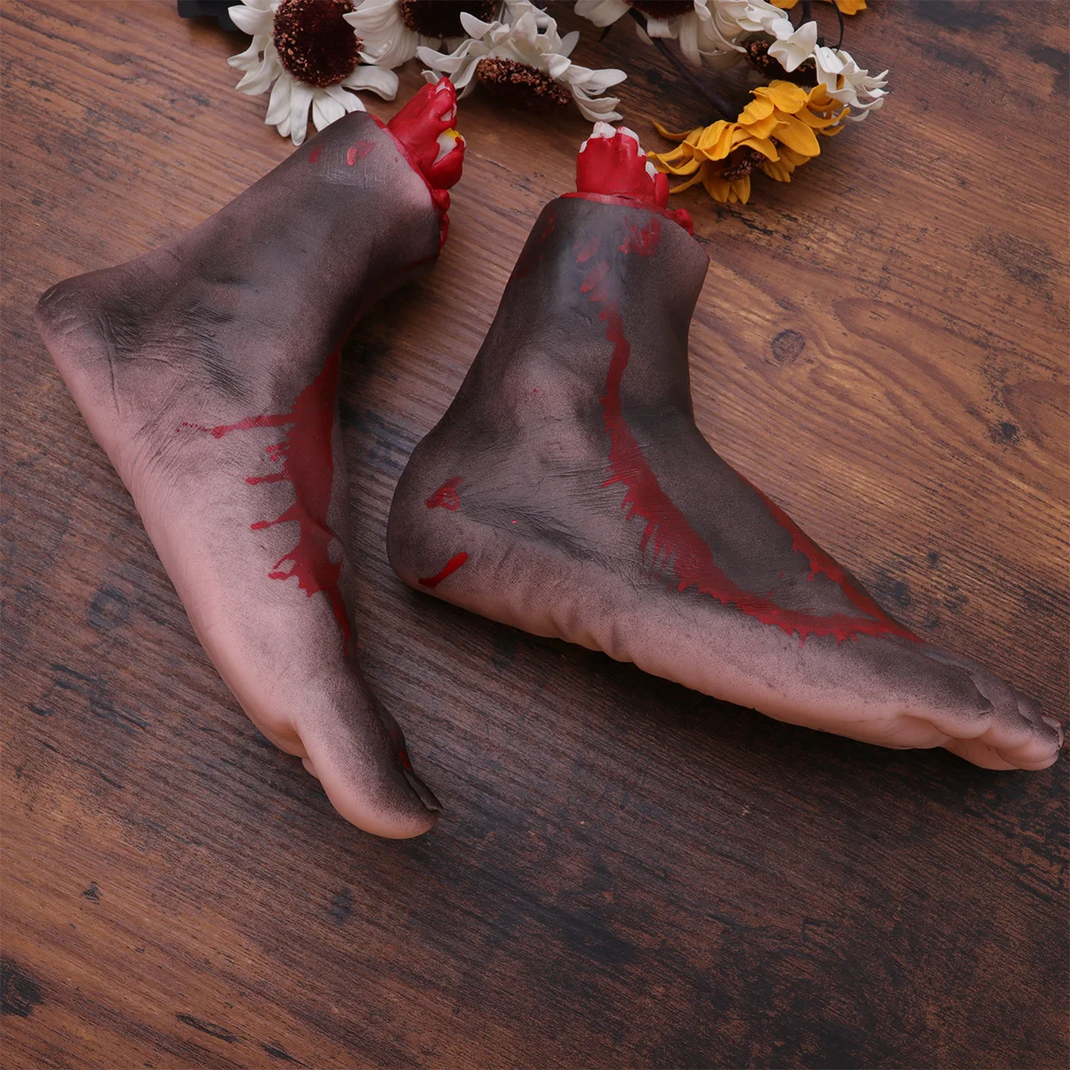 Fakebody Feet Props Foot Parts Human Broken Party Housesupplies Zombie Artificial Haunted Part Scary Horror Severed Decorations
Fakebody Feet Props Foot Parts Human Broken Party Housesupplies Zombie Artificial Haunted Part Scary Horror Severed Decorations