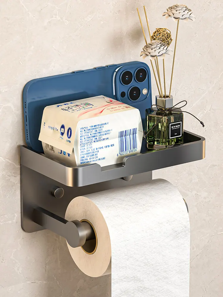 Держатель для туалетной бумаги серого цвета, настенное крепление для ванной комнаты, Космический алюминиевый держатель для туалетной бумаги, держатель для телефона, полка, рулон полотенец, аксессуары
Держатель для туалетной бумаги серого цвета, настенное крепление для ванной комнаты, Космический алюминиевый держатель для туалетной бумаги, держатель для телефона, полка, рулон полотенец, аксессуары