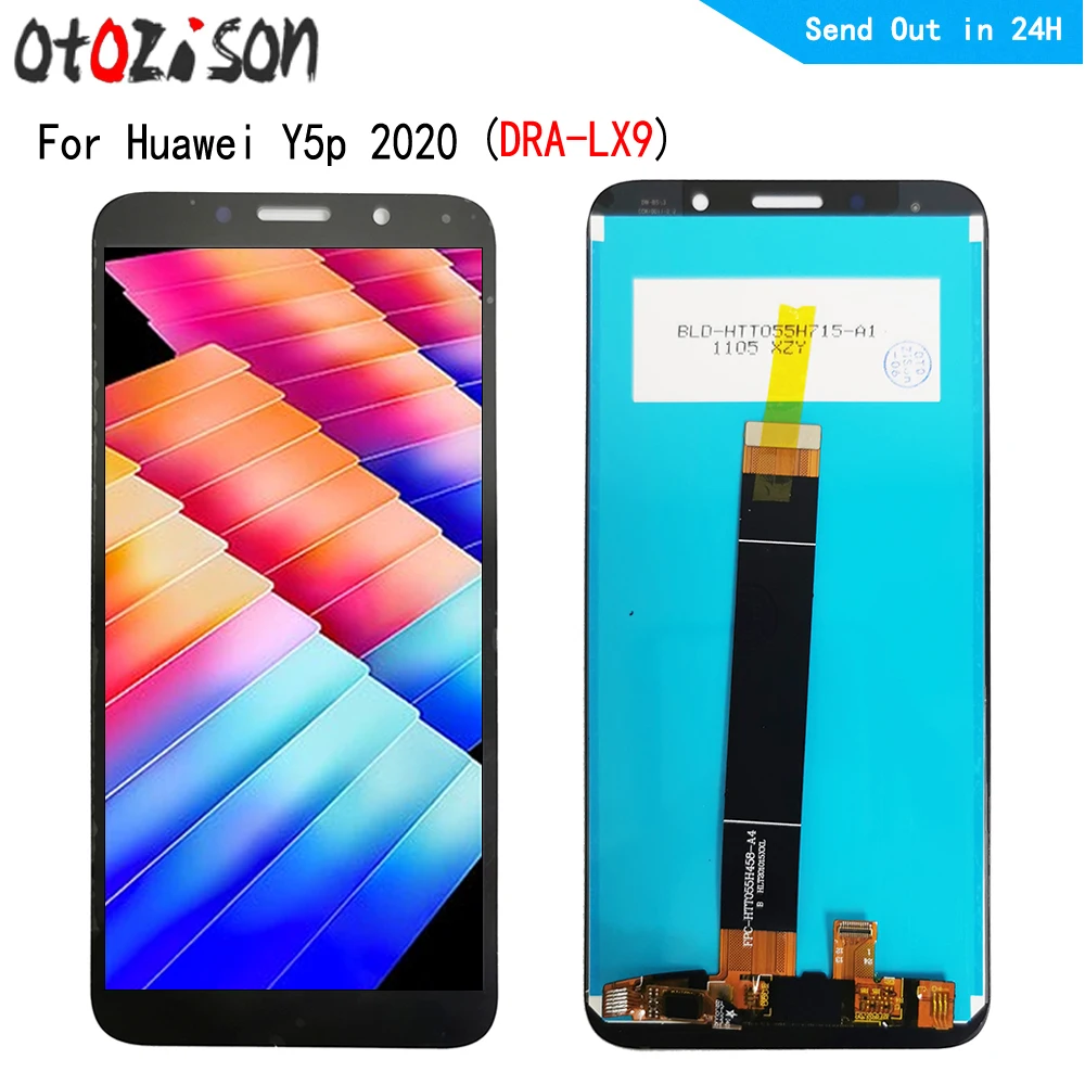 Y5P 5 45 "дисплей для Huawei Y5p 2020 DRA-LX9 LCD с рамкой ЖК-экран сенсорным дигитайзером в