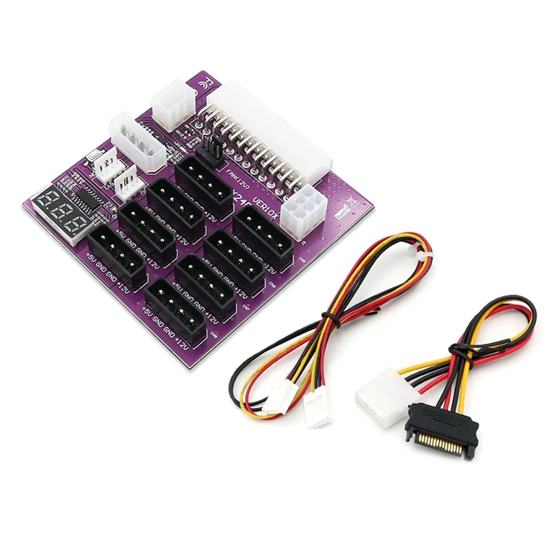 Upgrade Version ATX Power Supply Breakout Board With 4Pin And 6Pin Power Connector For CHIA Mining BTC
Upgrade Version ATX Power Supply Breakout Board With 4Pin And 6Pin Power Connector For CHIA Mining BTC