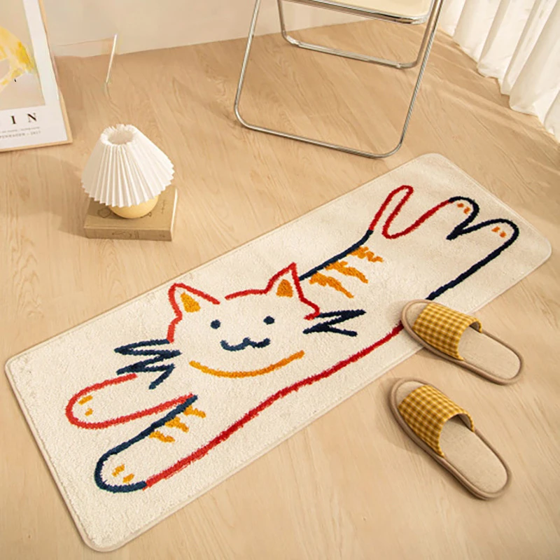 Cartoon Cat Rugs For Bedroom Shaggy Soft Carpets For Living Room Machine Wash Anti Slip Floor Mat Home Decor Rug
Cartoon Cat Rugs For Bedroom Shaggy Soft Carpets For Living Room Machine Wash Anti Slip Floor Mat Home Decor Rug