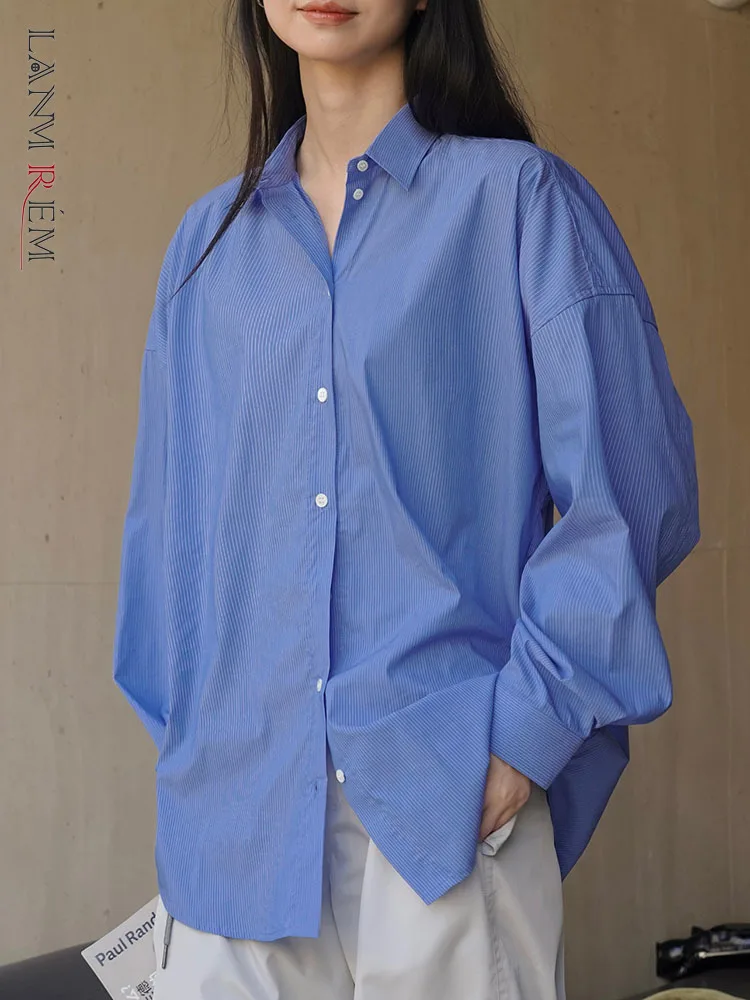 LANMREM Casual Striped Shirt Women Lapel Long Sleeves Single Breasted Tops Fashion Versatile 2023 Autumn New Clothing 2AA2059
LANMREM Casual Striped Shirt Women Lapel Long Sleeves Single Breasted Tops Fashion Versatile 2023 Autumn New Clothing 2AA2059