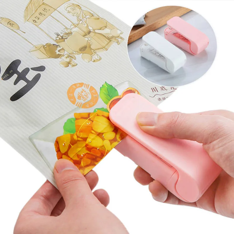 Portable Mini Sealing Machine Kitchen Gadgets Food Snack Plastic-Envelop Machine Household Manual Heat Sealer Packing Clips
Portable Mini Sealing Machine Kitchen Gadgets Food Snack Plastic-Envelop Machine Household Manual Heat Sealer Packing Clips