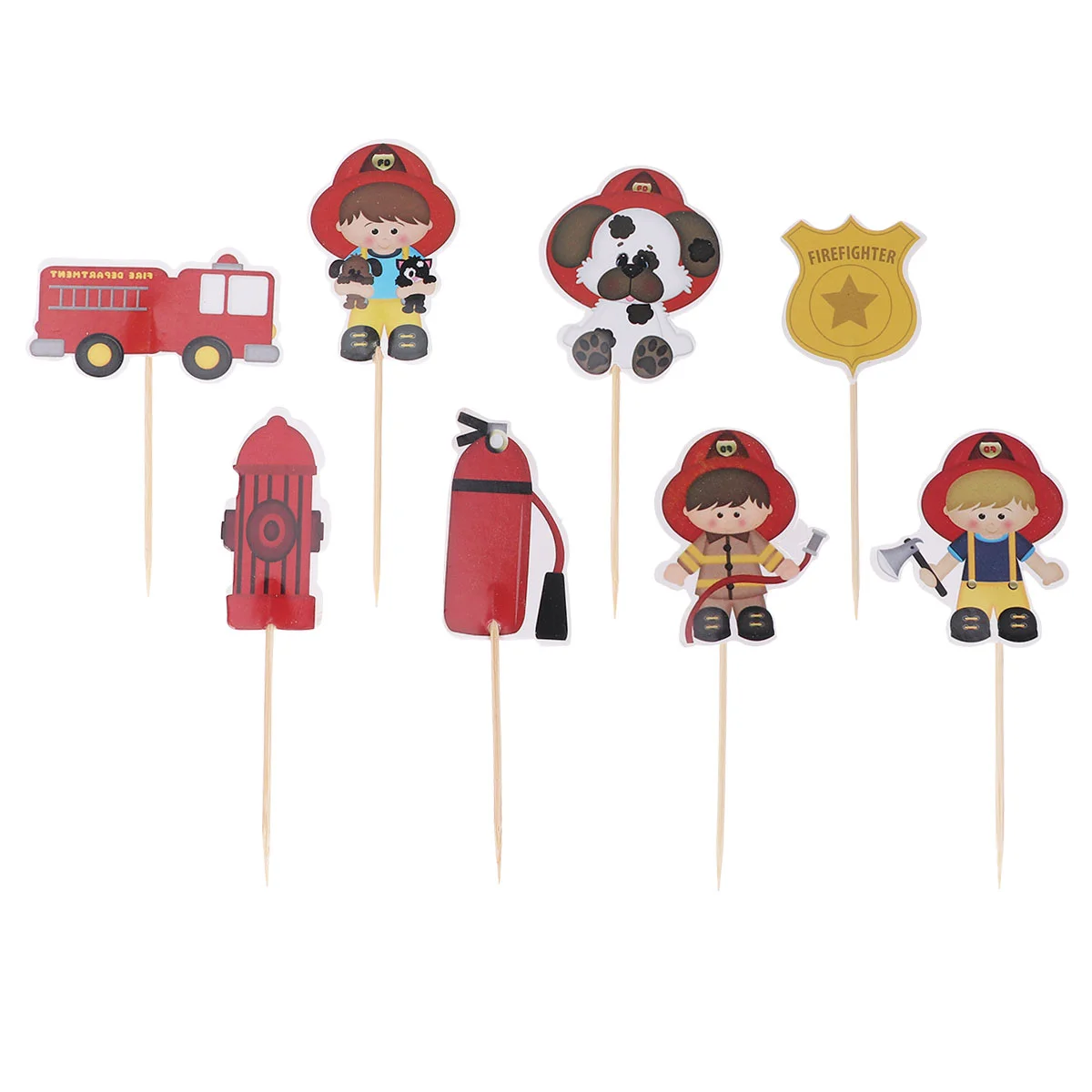 24 Pcs Ornament Kids Fire Truck Cake Picks Insert Card Firefighter Cake Decorations Bamboo Fire Truck Cupcake Toppers Baby
24 Pcs Ornament Kids Fire Truck Cake Picks Insert Card Firefighter Cake Decorations Bamboo Fire Truck Cupcake Toppers Baby