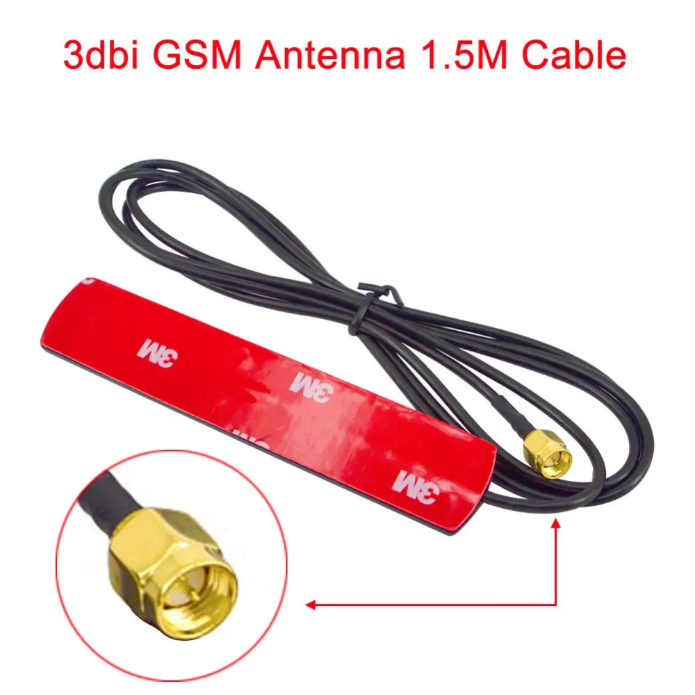 2dbi - 3dbi GSM antenna 824-960Mhz 1710-1990Mhz SMA plug male connector gsm Aerial 1.5M Cable
2dbi - 3dbi GSM antenna 824-960Mhz 1710-1990Mhz SMA plug male connector gsm Aerial 1.5M Cable