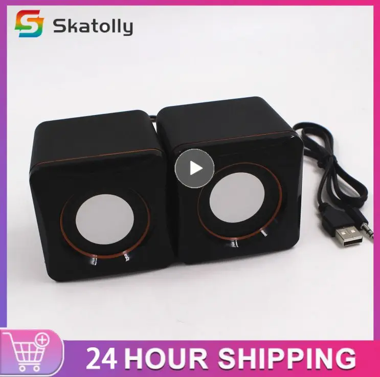 Portable 3.5mm Audio Jack Pc Sound Box Usb Powered Multimedia Desktop Home Subwoofer Plastic Small Speaker For Desktop Computer
Portable 3.5mm Audio Jack Pc Sound Box Usb Powered Multimedia Desktop Home Subwoofer Plastic Small Speaker For Desktop Computer