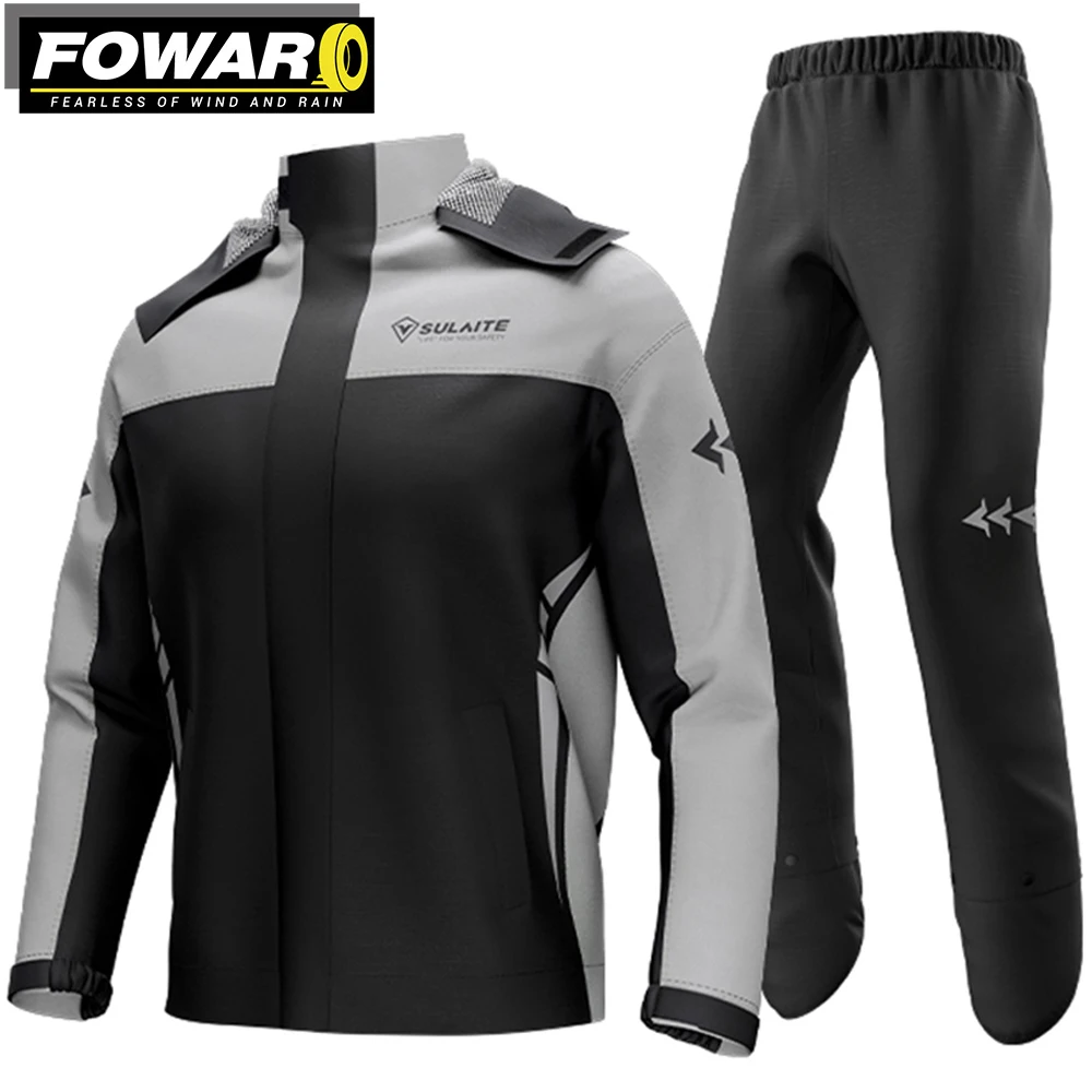 Waterproof Biker Rain Clothing Reflective Raincoat Top And Bottom Set Men Breathable And Comfortable Ultra-thin Rain Coat
Waterproof Biker Rain Clothing Reflective Raincoat Top And Bottom Set Men Breathable And Comfortable Ultra-thin Rain Coat