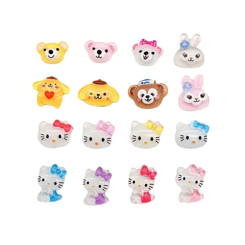 20Pcs Diy Sanrioed Hello Pom Pom Purin kitty Cinnamoroll Cartoon Mini Nail Resin Mobile phone case Accessories toys
20Pcs Diy Sanrioed Hello Pom Pom Purin kitty Cinnamoroll Cartoon Mini Nail Resin Mobile phone case Accessories toys