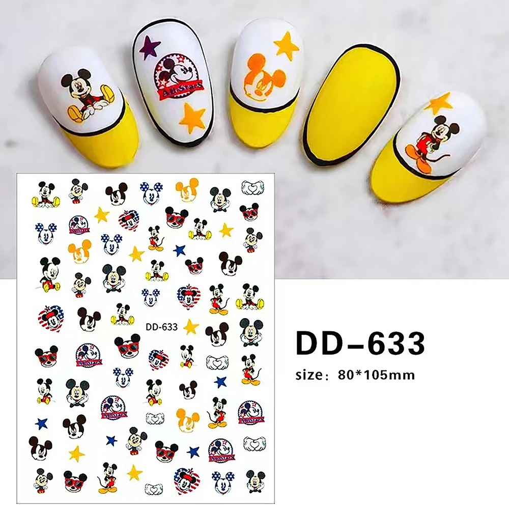 

1 шт. Дисней 3D наклейки для ногтей Дамбо Принцесса Диснея Микки Маус наклейка слайдер для ногтей аксессуары и инструменты для дизайна ногтей...