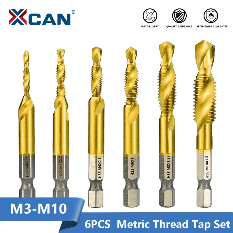 XCAN 6 шт. 1/4 шестигранный хвостовик HSS Метрическая резьба для крана HSS сверла спиральные трапециевидные краны ручные винтовые краны M3 M4 M5 M6 M8 M1O
XCAN 6 шт. 1/4 шестигранный хвостовик HSS Метрическая резьба для крана HSS сверла спиральные трапециевидные краны ручные винтовые краны M3 M4 M5 M6 M8 M1O