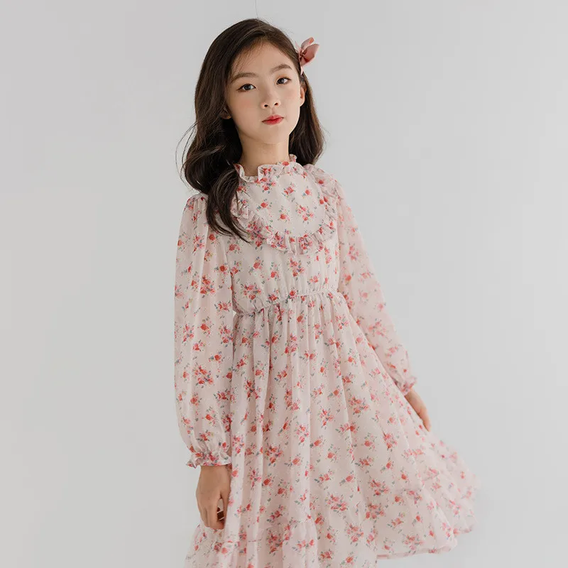 children girls long sleeve floral print polyester flare ruffle dress kids girl fashion spring summer chiffon dresses clothing
children girls long sleeve floral print polyester flare ruffle dress kids girl fashion spring summer chiffon dresses clothing