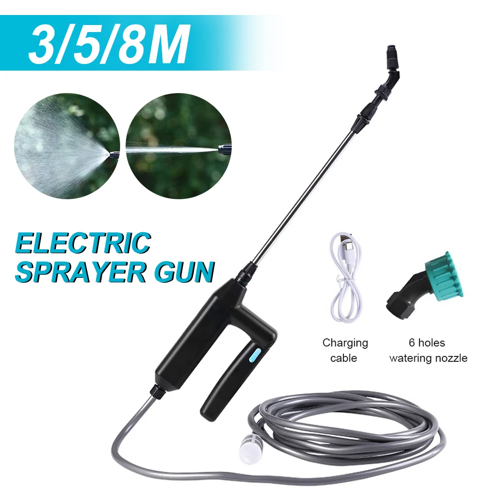 Electric Sprayer Gun Automatic Atomization Watering Gun USB Rechargeable Plant Sprayer Watering Wand for Garden Irrigation
Electric Sprayer Gun Automatic Atomization Watering Gun USB Rechargeable Plant Sprayer Watering Wand for Garden Irrigation