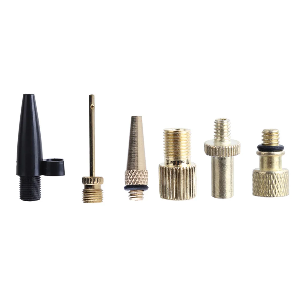 6PCS Pump Adaptor Kit Valve Connectors Airbed For Bicycle Tyres Most Inflatable Ball Air Valve Adapter Pump For Football Bicycle
6PCS Pump Adaptor Kit Valve Connectors Airbed For Bicycle Tyres Most Inflatable Ball Air Valve Adapter Pump For Football Bicycle