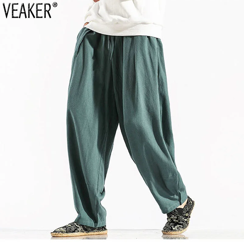 New Men's Cotton Linen Loose Pants Male Summer Casual Solid Color trousers Wide Le Pants Streetwear Plus Size M-5XL
New Men's Cotton Linen Loose Pants Male Summer Casual Solid Color trousers Wide Le Pants Streetwear Plus Size M-5XL