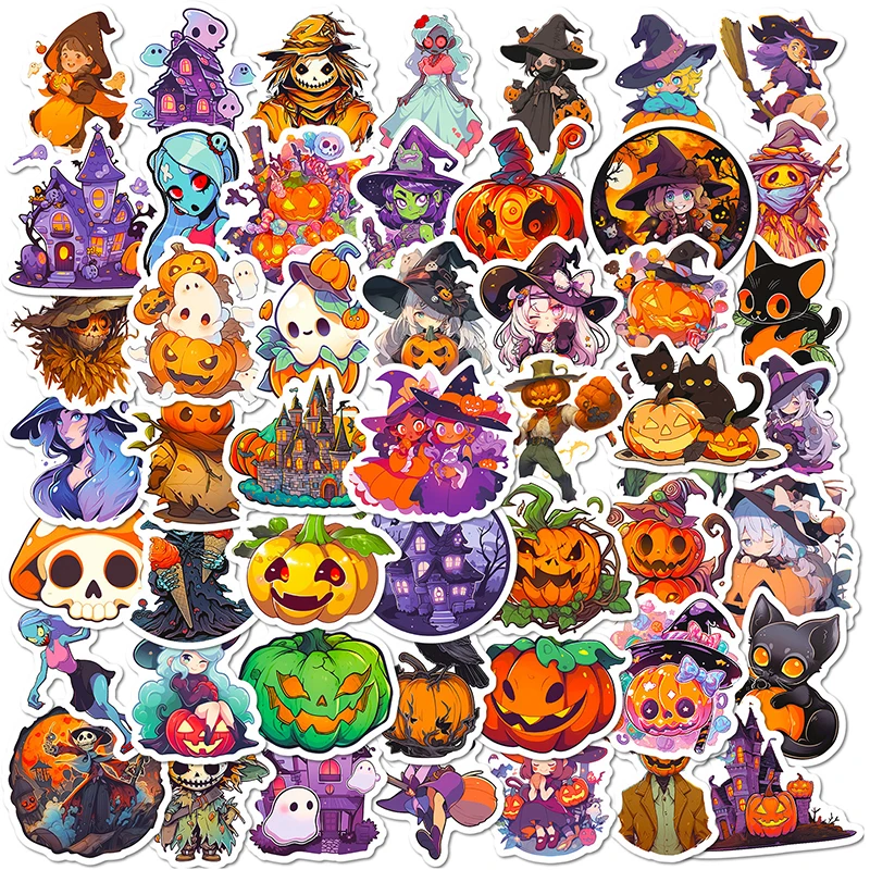 50pcs Cool Cartoon Halloween Witch Waterproof Stickers Decoration Decals Motorcycle Laptop Phone Luggage Car Sticker Toy
50pcs Cool Cartoon Halloween Witch Waterproof Stickers Decoration Decals Motorcycle Laptop Phone Luggage Car Sticker Toy