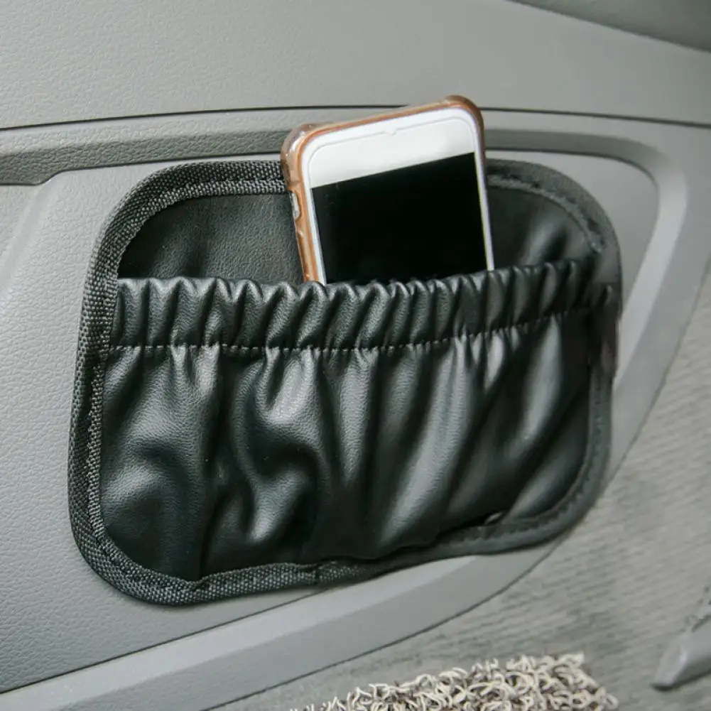 Leather Car Storage Box Adhesive Multi-functional Mobile Phone Bag In Car Storage Box Storage Hanging Bag Interior Accessories
Leather Car Storage Box Adhesive Multi-functional Mobile Phone Bag In Car Storage Box Storage Hanging Bag Interior Accessories