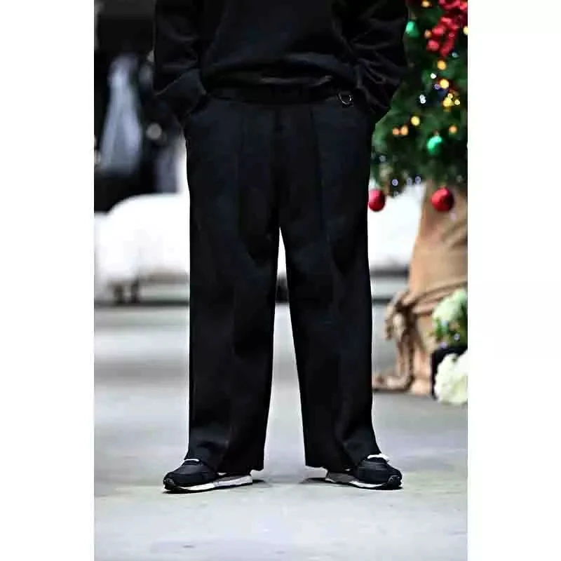 Men's new solid color loose woolen trend wide leg pants thickened autumn and winter warm long pants versatile skirt pants hip ho
Men's new solid color loose woolen trend wide leg pants thickened autumn and winter warm long pants versatile skirt pants hip ho