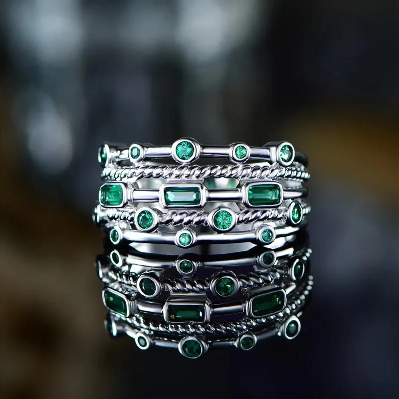 New Luxury Blue/Green Cubic Zirconia Women Rings for Wedding Engagement Ceremony Party Noble Lady Finger Ring Fashion Jewelry
New Luxury Blue/Green Cubic Zirconia Women Rings for Wedding Engagement Ceremony Party Noble Lady Finger Ring Fashion Jewelry