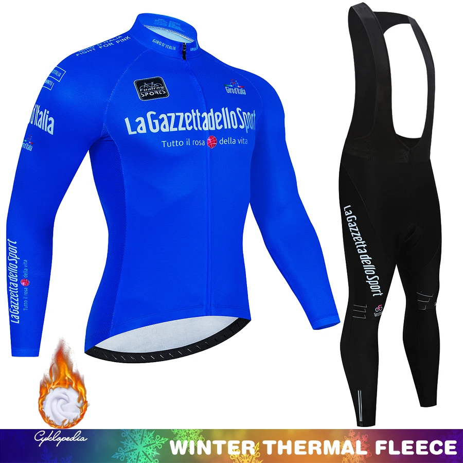 

Зимний теплый флисовый комплект для езды на велосипеде Tour De Giro D'ITALIA, гоночный велосипедный костюм, одежда для езды на велосипеде, одежда для езды на велосипеде Ropa Ciclismo