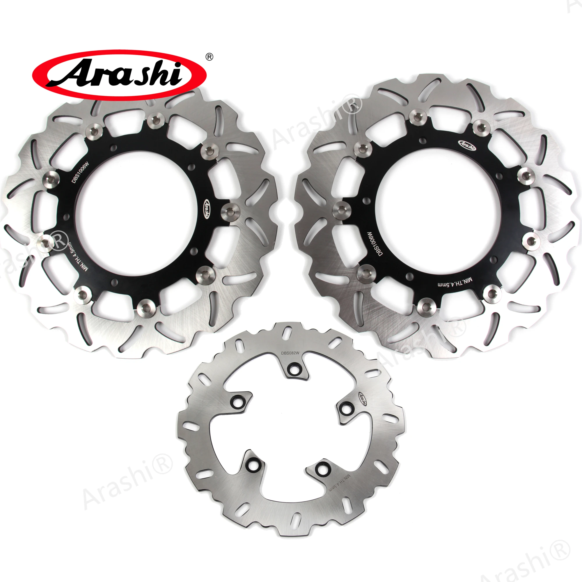 Arashi 1 Set CNC Front Rear Brake Disc For YAMAHA FZ6 / Fazer 2004 2005 2006 2007 2008 Full Floating Brake Rotor Disk
Arashi 1 Set CNC Front Rear Brake Disc For YAMAHA FZ6 / Fazer 2004 2005 2006 2007 2008 Full Floating Brake Rotor Disk