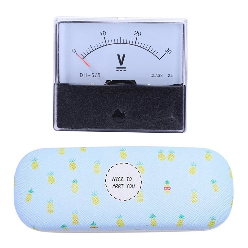 DH-670 Accuracy DC 30V Analog Panel Meter Voltmeter & DC 0-50A Analog Amp Meter Ammeter Current Panel + 50A 75MV Shunt Resistor
DH-670 Accuracy DC 30V Analog Panel Meter Voltmeter & DC 0-50A Analog Amp Meter Ammeter Current Panel + 50A 75MV Shunt Resistor