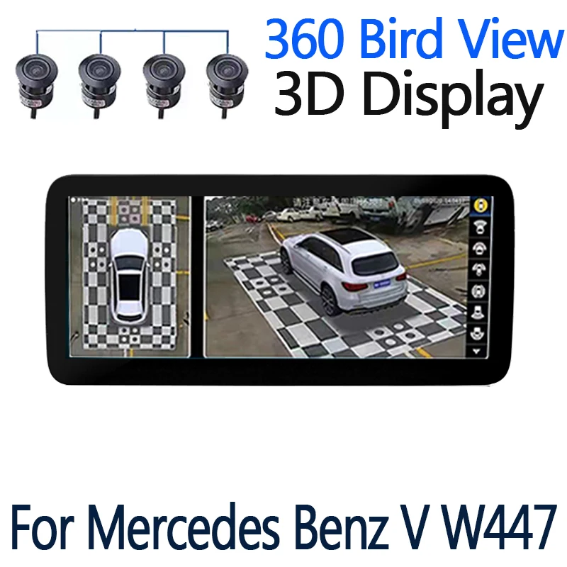 Android 4+64G Display For Mercedes Benz MB V Class W447 2014~2019 NTG 360 Bird View Car Radio Screen GPS Navigation BT Navi
Android 4+64G Display For Mercedes Benz MB V Class W447 2014~2019 NTG 360 Bird View Car Radio Screen GPS Navigation BT Navi