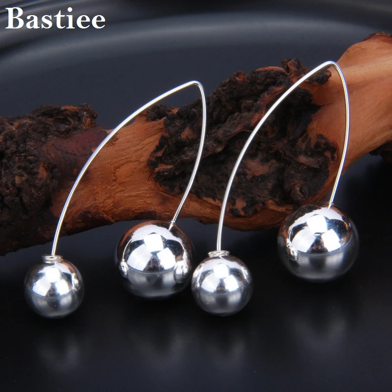 Bastiee S925 Silver Earrings for Women Fashion Glossy Ball Pendientes Jewelry Official Store серьги женские
Bastiee S925 Silver Earrings for Women Fashion Glossy Ball Pendientes Jewelry Official Store серьги женские