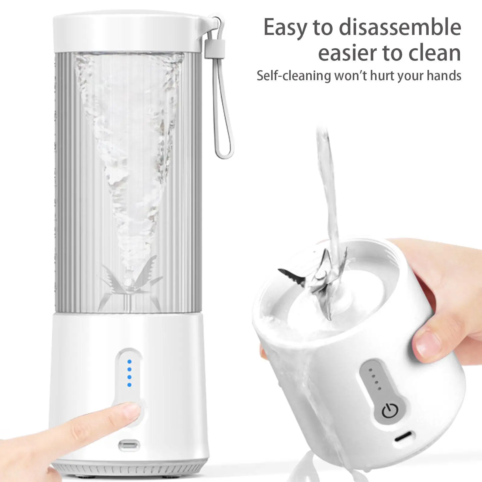 Portable Blender Electric Juicer Blender USB Blender Mini Food Processor Smoothie Blender Personal Handheld Mixer
Portable Blender Electric Juicer Blender USB Blender Mini Food Processor Smoothie Blender Personal Handheld Mixer