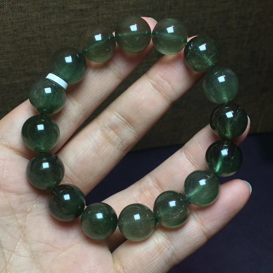 13mm Natural Green Rutilated Quartz Bracelet For Woman Lady Men Healing Gift Crystal Beauty Beads Stone Strands Jewelry AAAAA
13mm Natural Green Rutilated Quartz Bracelet For Woman Lady Men Healing Gift Crystal Beauty Beads Stone Strands Jewelry AAAAA