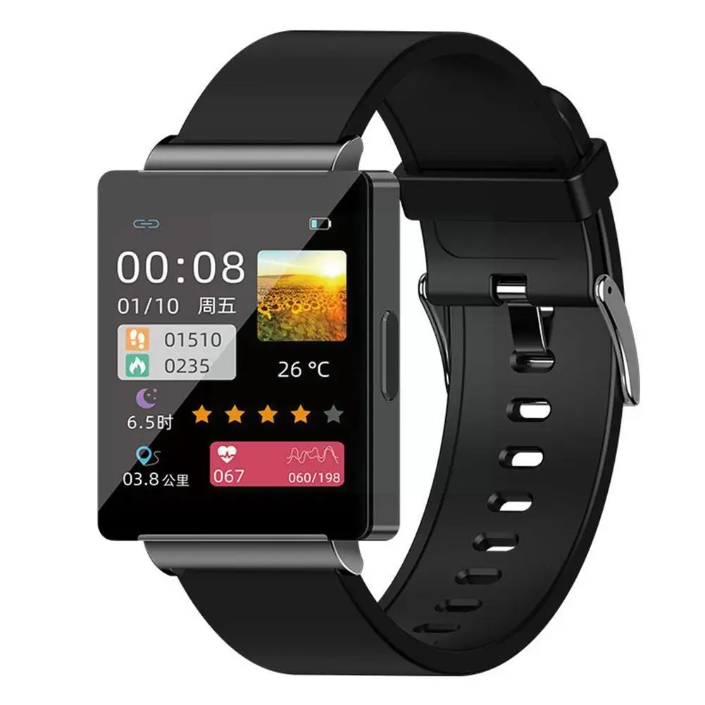 Ks01 Non Invasive Blood Glucose Watch Heart Rate Fitness Tracker Body Waterproof Bracelet Temperature Monitoring X4z3
Ks01 Non Invasive Blood Glucose Watch Heart Rate Fitness Tracker Body Waterproof Bracelet Temperature Monitoring X4z3