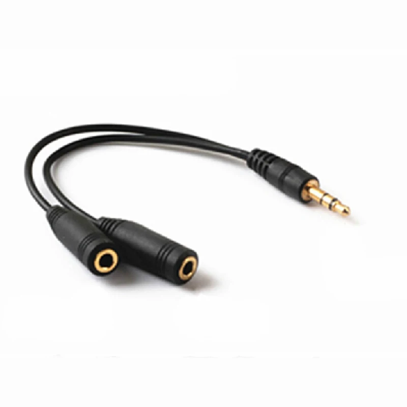 3.5 Mm Black Headphone Earphone Audio Cable Micphone Y Splitter Adapter 1 Male To 2 Female For Mp3 Mp4 Tablet Tablet Smartphone
3.5 Mm Black Headphone Earphone Audio Cable Micphone Y Splitter Adapter 1 Male To 2 Female For Mp3 Mp4 Tablet Tablet Smartphone