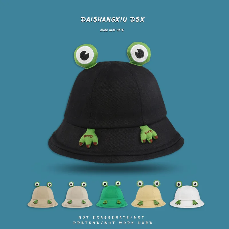 Children's Hat Sun-Proof Bucket Hat Cartoon Embroidered Frog Bucket Hat Boys and Girls Sun Hat Outdoor Casual
Children's Hat Sun-Proof Bucket Hat Cartoon Embroidered Frog Bucket Hat Boys and Girls Sun Hat Outdoor Casual
