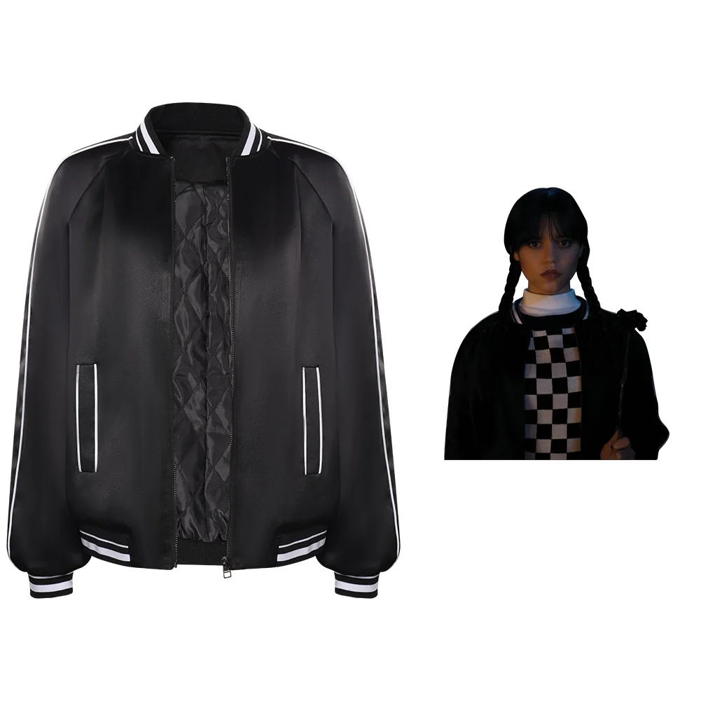 Wednesday Addams Wednesday Cosplay Anime Costume For Women Girls Baseball Coat Dress Outfits Halloween Carnival Party Suit
Wednesday Addams Wednesday Cosplay Anime Costume For Women Girls Baseball Coat Dress Outfits Halloween Carnival Party Suit